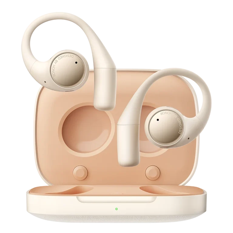 Honor Earbuds Open Polar Gold