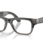 Ray-Ban Meta Blayzer Optics Gen 2 Standard Matte Transparent Ice Grey / Clear Lenses