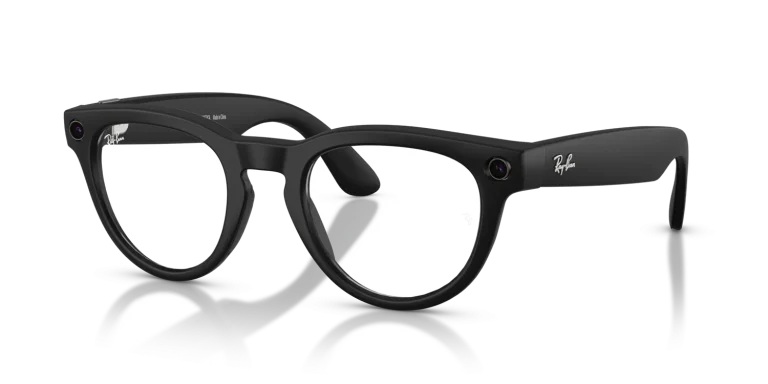 Ray-Ban Meta Headliner Gen 2 Matte Black / Clear Lenses