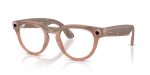 Ray-Ban Meta Headliner Gen 2 Standard Matte Transparent Peach / Clear to Grey Transitions Lenses