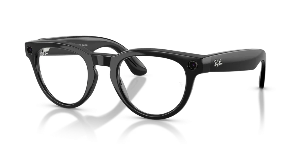 Ray-Ban Meta Headliner Gen 2 Standard Shiny Black / Clear to Sapphire Transitions Lenses