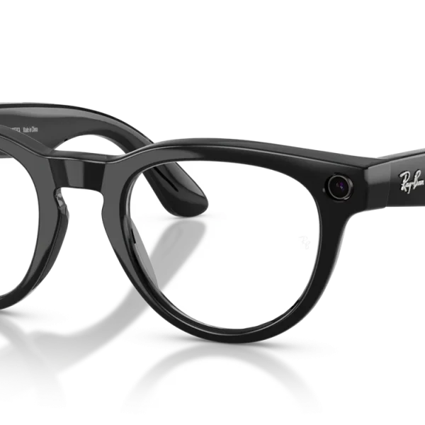 Ray-Ban Meta Headliner Gen 2 Standard Shiny Black / Clear to Sapphire Transitions Lenses