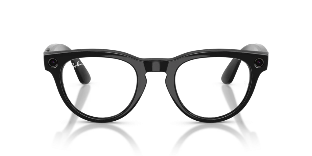 Ray-Ban Meta Headliner Gen 2 Standard Shiny Black / Clear to Sapphire Transitions Lenses