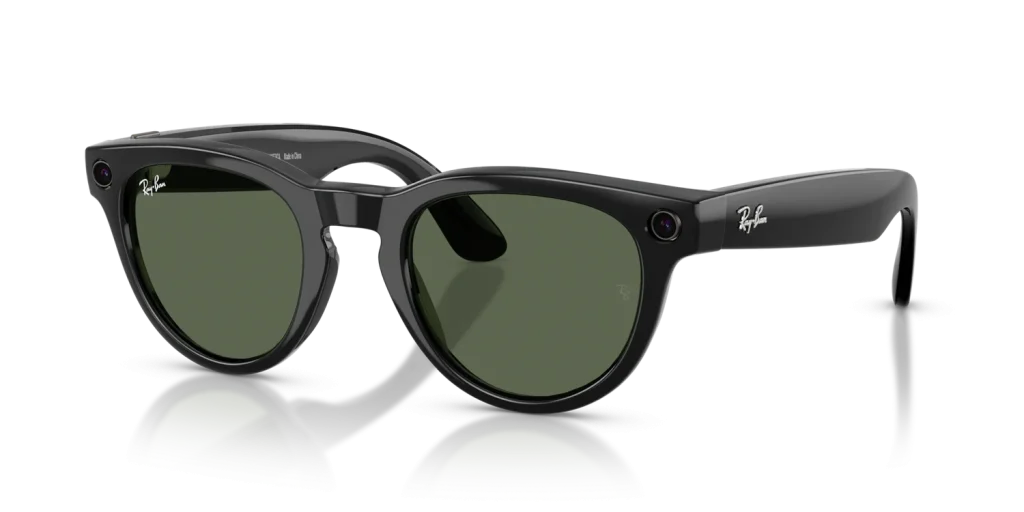 Ray-Ban Meta Headliner Gen 2 Standard Shiny Black / G-15 Green Lenses