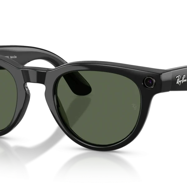 Ray-Ban Meta Headliner Gen 2 Standard Shiny Black / G-15 Green Lenses