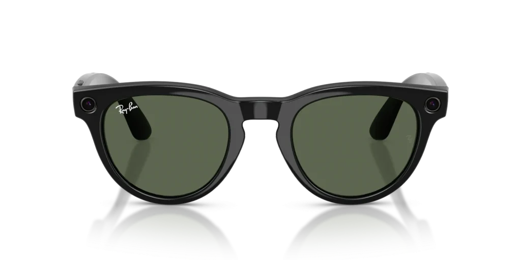 Ray-Ban Meta Headliner Gen 2 Standard Shiny Black / G-15 Green Lenses