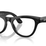 Ray-Ban Meta Skyler Gen 2 Standard Shiny Black / Clear to Graphite Green Transitions Lenses