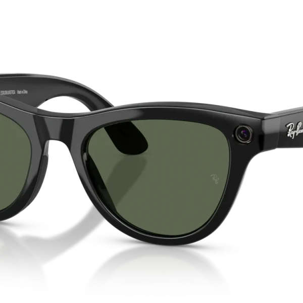 Ray-Ban Meta Skyler Gen 2 Standard Shiny Black / G-15 Green Lenses