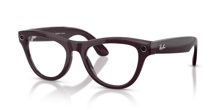 Ray-Ban Meta Skyler Gen 2 Standard Shiny Mystic Violet / Clear to Amethyst Transitions Lenses