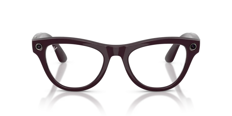 Ray-Ban Meta Skyler Gen 2 Standard Shiny Mystic Violet / Clear to Amethyst Transitions Lenses