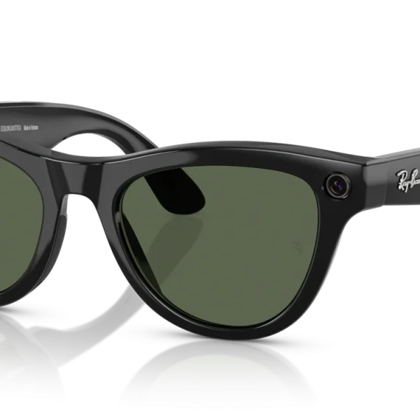 Ray-Ban Meta Skyler Standard Shiny Black / G-15 Green Lenses