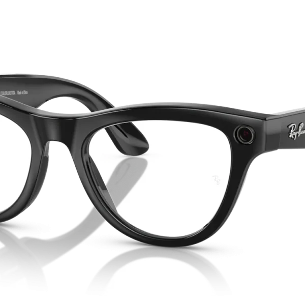 Ray-Ban Meta Skyler Standard Shiny Black / Transitions Cerulean Blue Lenses