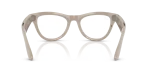Ray-Ban Meta Skyler Standard Shiny Chalky Gray / Clear to Sapphire Transitions Lenses