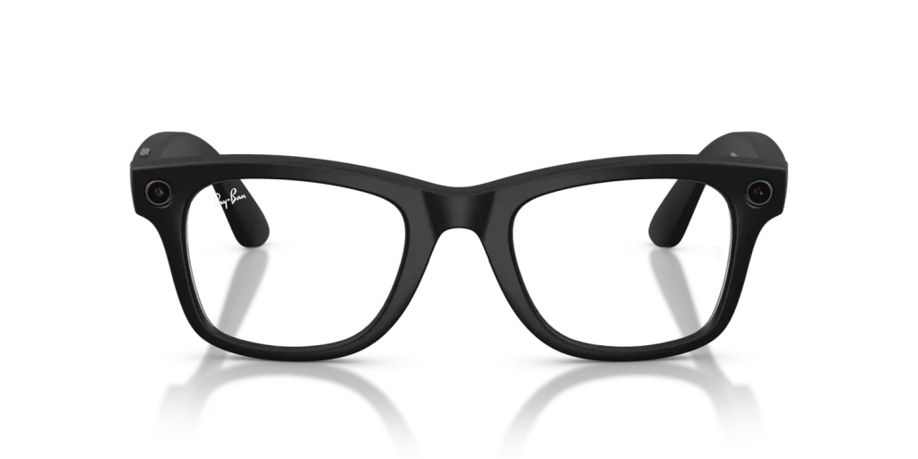 Ray-Ban Meta Wayfarer Gen 2 Large Matte Black / Clear Lenses