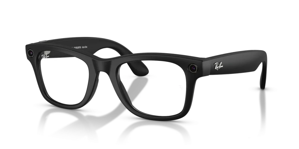 Ray-Ban Meta Wayfarer Gen 2 Large Matte Black / Clear to Grey Transitions Lenses