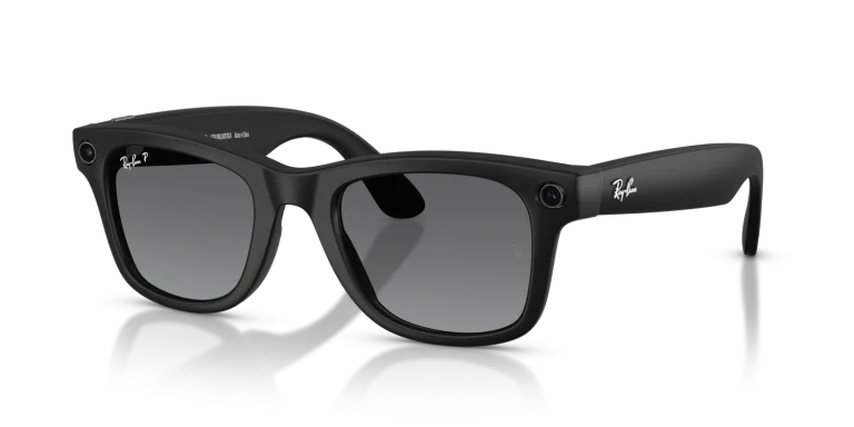 Ray-Ban Meta Wayfarer Gen 2 Large Matte Black / Gradient Graphite Lenses
