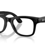 Ray-Ban Meta Wayfarer Gen 2 Large Shiny Black / Clear to Graphite Green Transitions Lenses