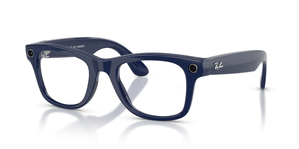 Ray-Ban Meta Wayfarer Gen 2 Large Shiny Cosmic Blue / Clear to Sapphire Transitions Lenses