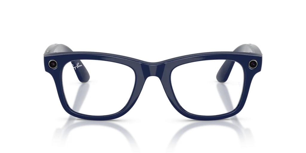 Ray-Ban Meta Wayfarer Gen 2 Large Shiny Cosmic Blue / Clear to Sapphire Transitions Lenses