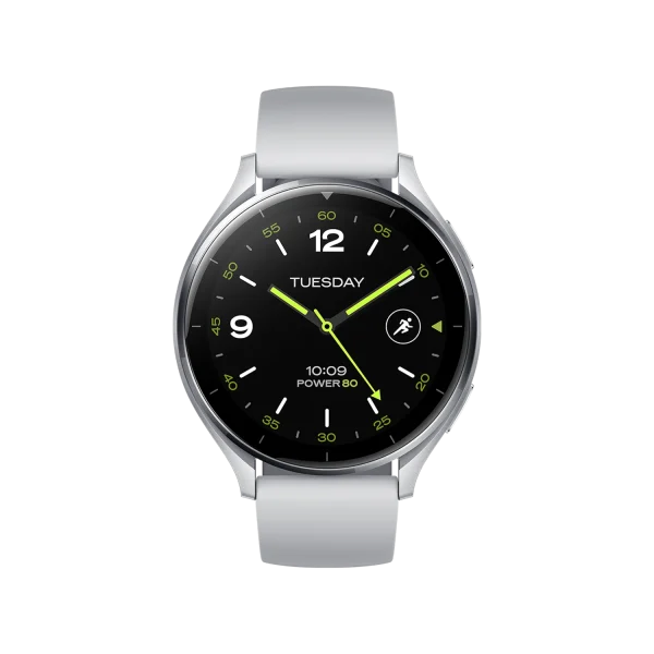 Xiaomi Watch 2 Silver Case with Gray TPU Strap