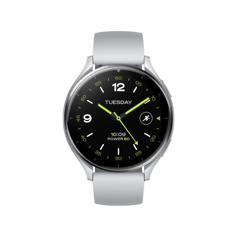Xiaomi Watch 2 Silver Case with Gray TPU Strap